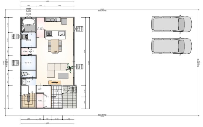 ２階建の間取り