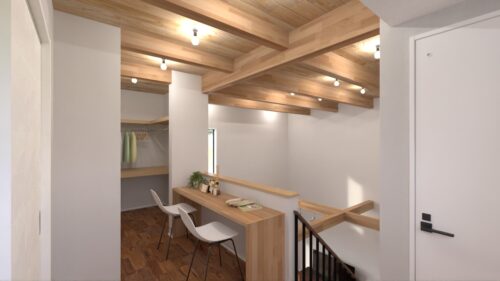 「受付終了」2024/3/2(土)3(日)吹抜のある2階建て完成見学会in飯田市 UA値0.33 ZEH住宅 11組の方に参加いただきました!