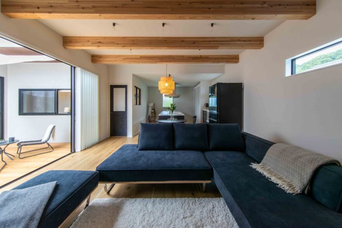 中庭付き平屋のLDK　飯田市下伊那郡の施工事例