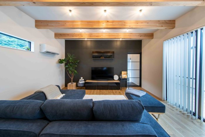 中庭付き平屋のLDK　飯田市下伊那郡の施工事例