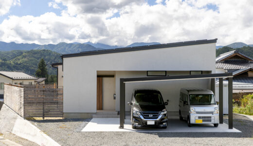 L字中庭の平屋(阿智村)