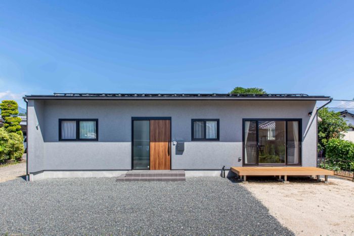 平屋の外観写真 飯田市の施工事例