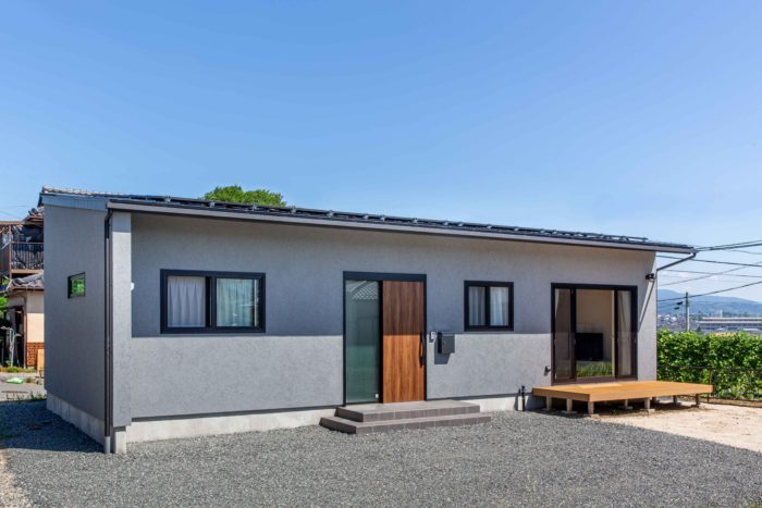 平屋の外観 飯田市の施工事例