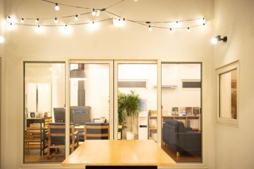 飯田市　注文住宅　平屋　中庭　外観