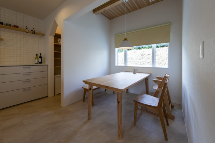 飯田市の新築住宅施工事例
内観写真
ダイニング(ヌック)の様子