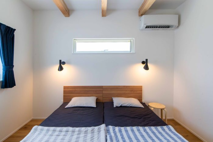 平屋の主寝室 飯田市の施工事例