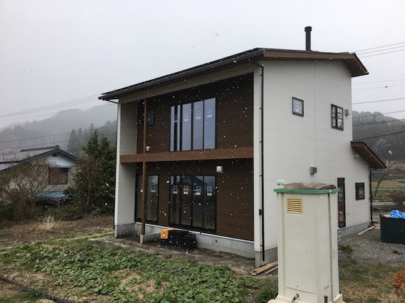 阿南町新野の家完成間近！