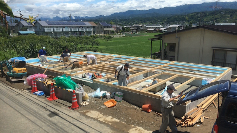 飯田市　住宅　基礎断熱