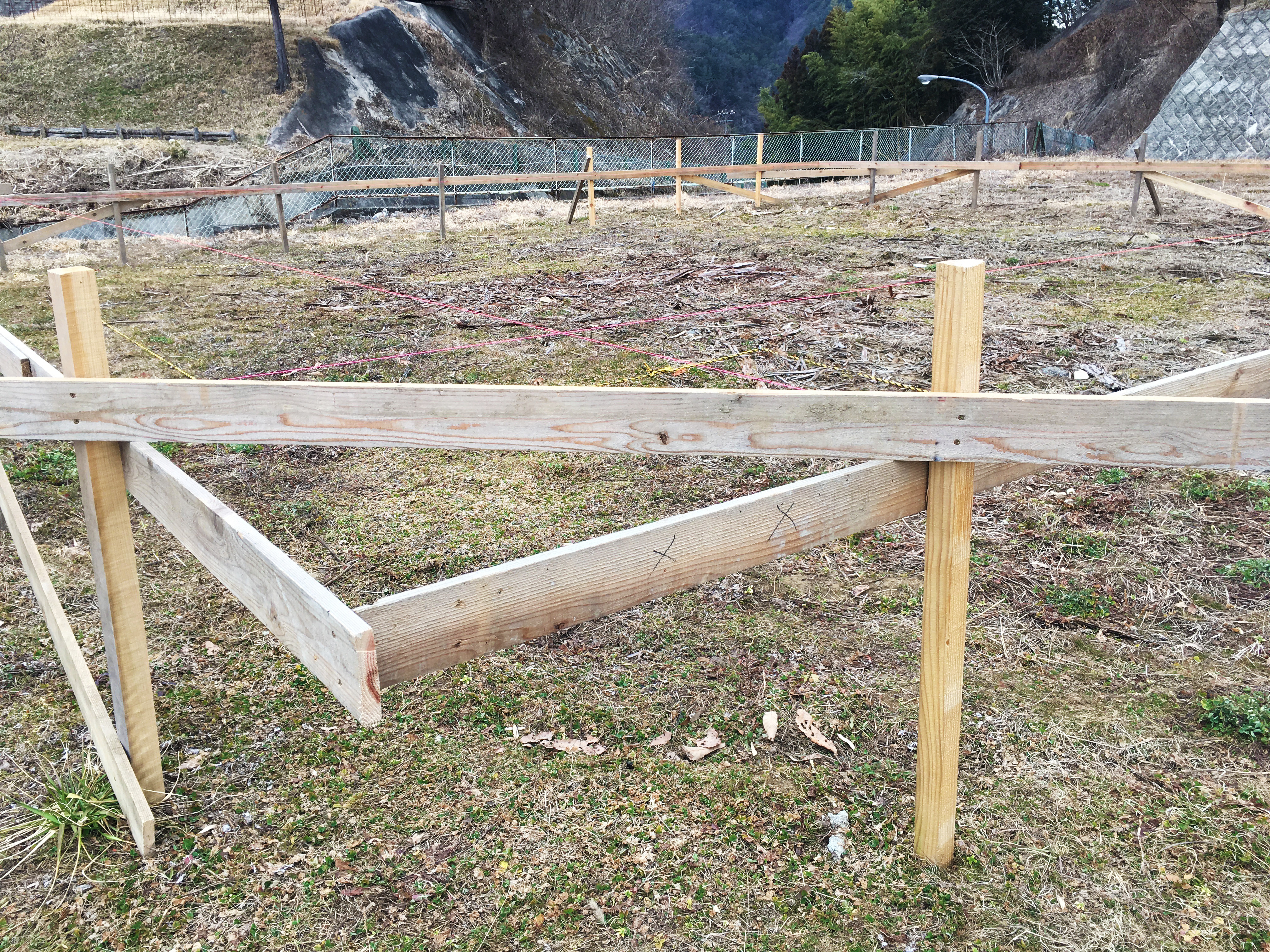 S様邸_丁張り & 基礎着工