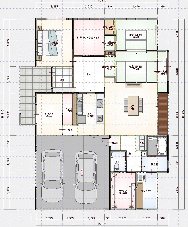 平屋40.52坪　2人(405202)