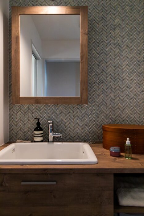 季節を感じられる中庭の家