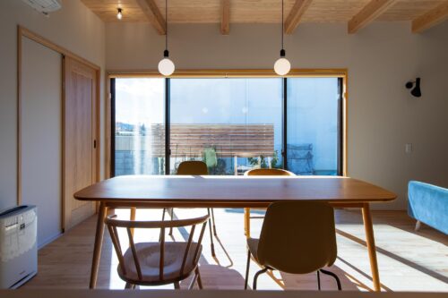 ガレージのあるコンパクトな平屋（伊那市）