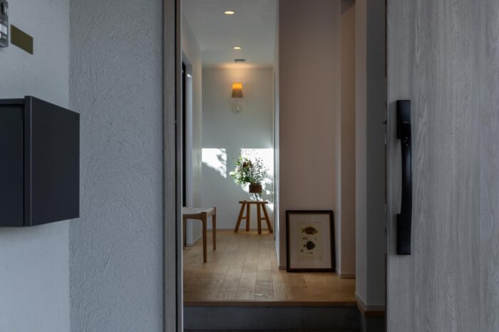 季節を感じられる中庭の家