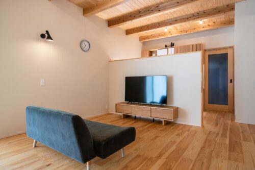 ガレージのあるコンパクトな平屋（伊那市）