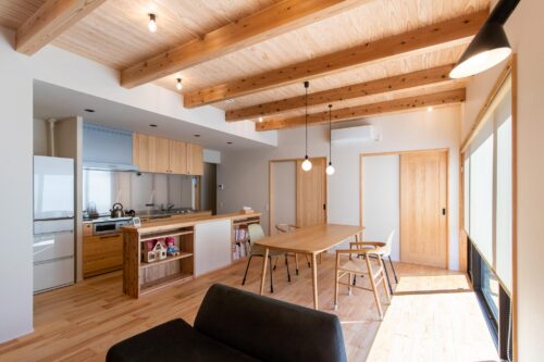 ガレージのあるコンパクトな平屋（伊那市）