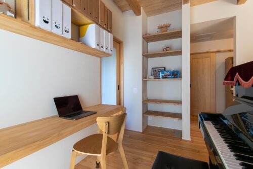 ガレージのあるコンパクトな平屋（伊那市）