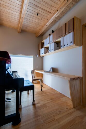 ガレージのあるコンパクトな平屋（伊那市）