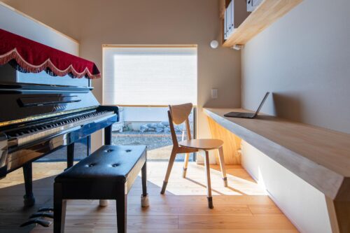 ガレージのあるコンパクトな平屋（伊那市）